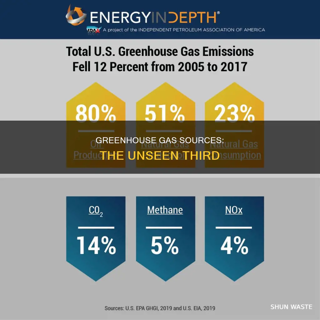 what makes up 1 3 of greenhouse gas pollution