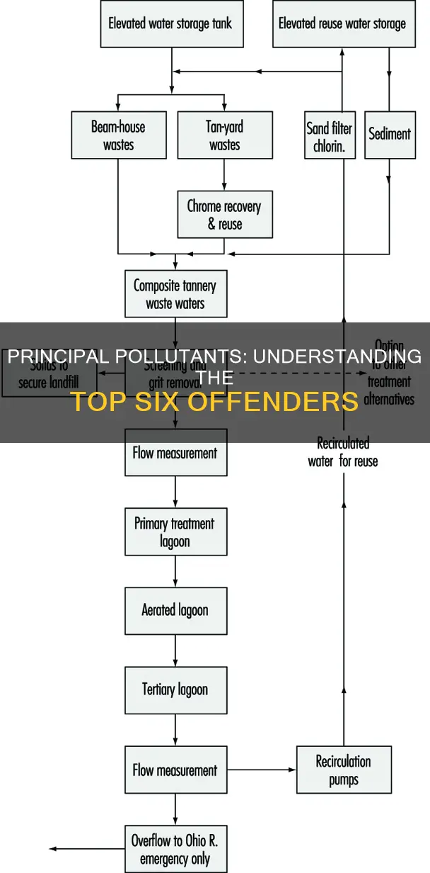 what makes up the top 6 principal pollutants