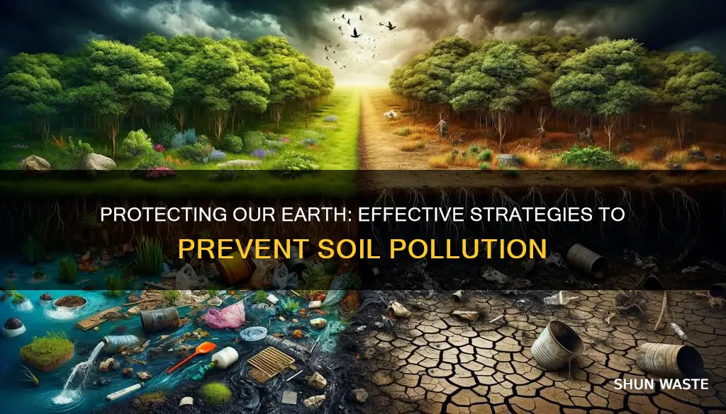 what measures can be taken to prevent soil pollution