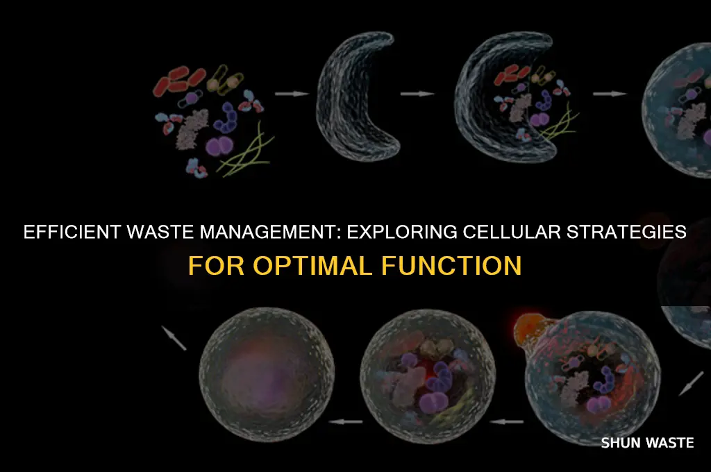 what methods can cells use to move wast
