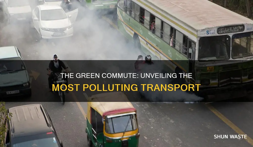 what mode of transport causes the most pollution