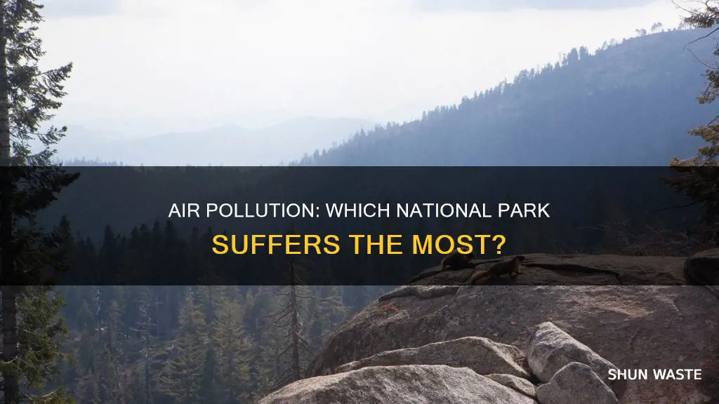 what national park has the most polluted air