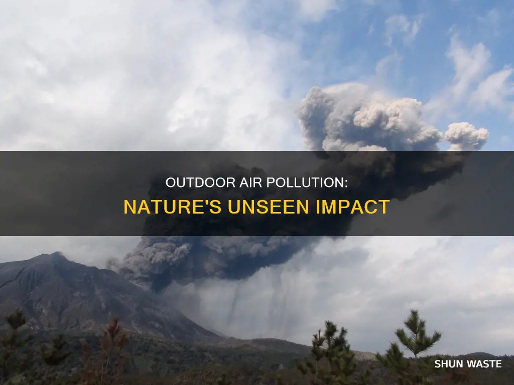 what natural processes create outdoor air pollution