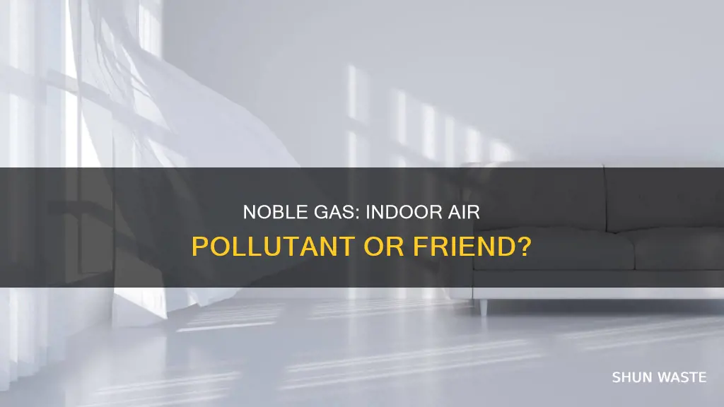 what noble gas is an indoor air pollutant
