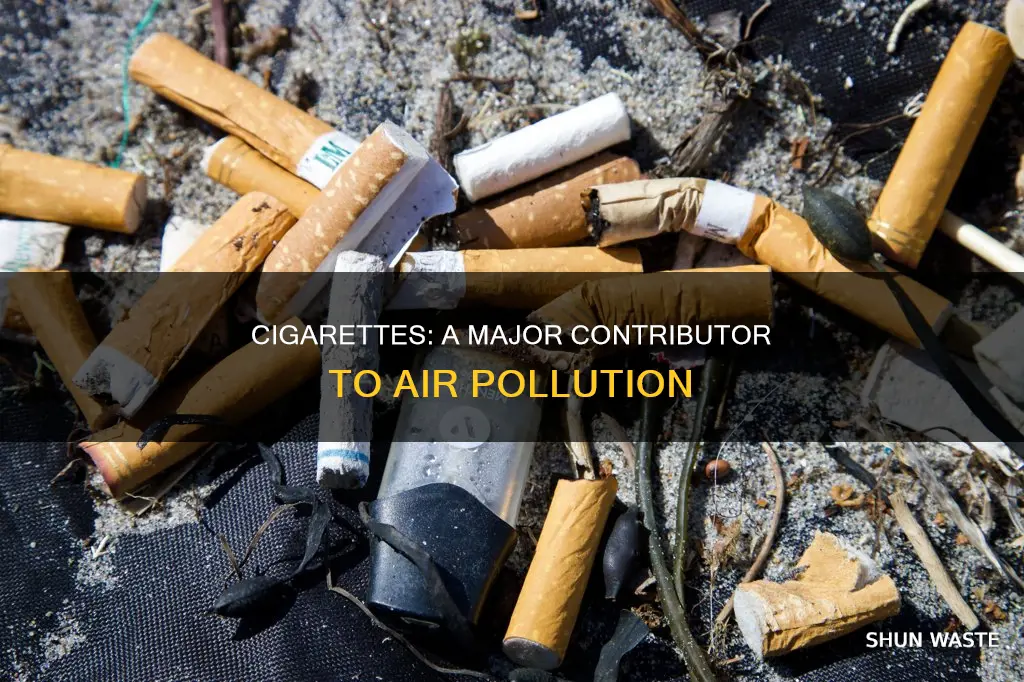 what of pollution is from cigarettes