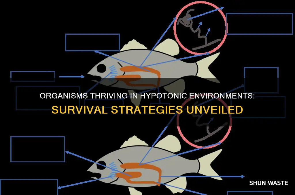 what organism can survive hypotonic environment