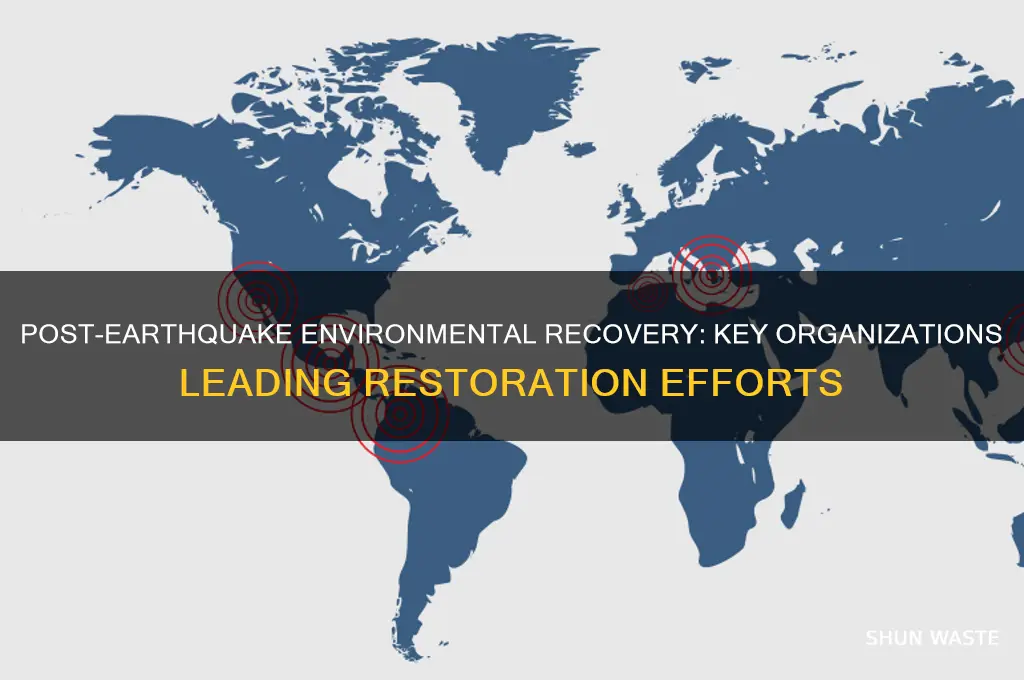 what organization help the environment after earthquakes
