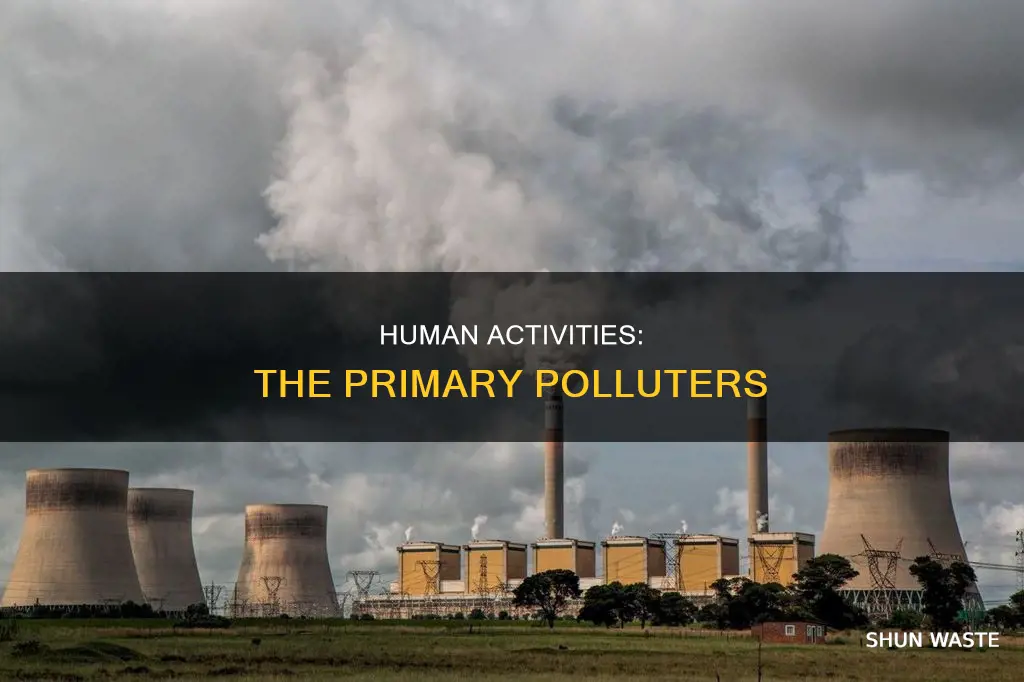 what people cause the most pollution