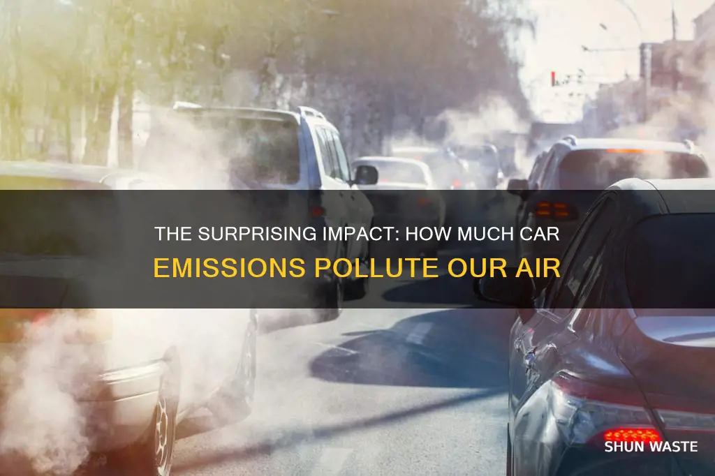 what percent of air pollution is caused by cars