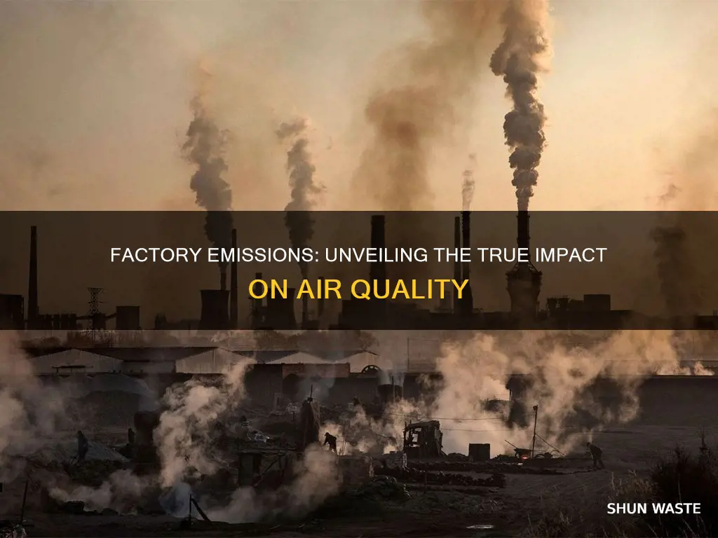 what percent of air pollution is caused by factories