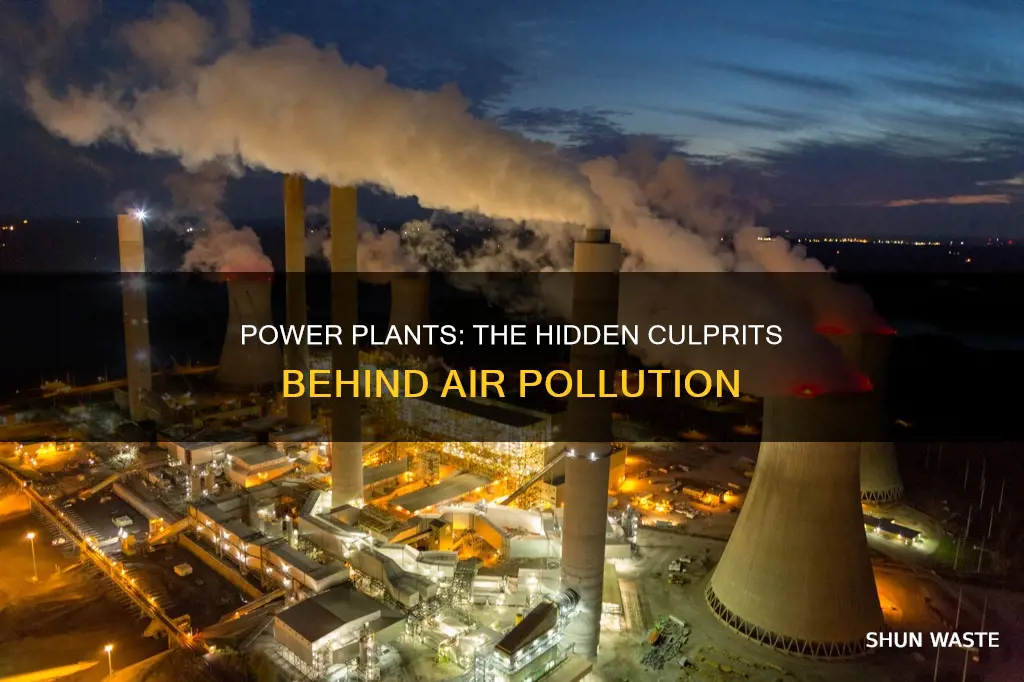 what percent of air pollution is caused by power plants