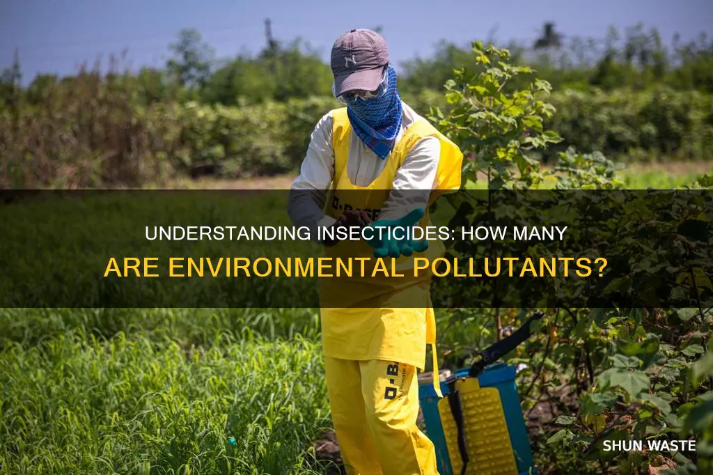 what percent of insectices are pollutants