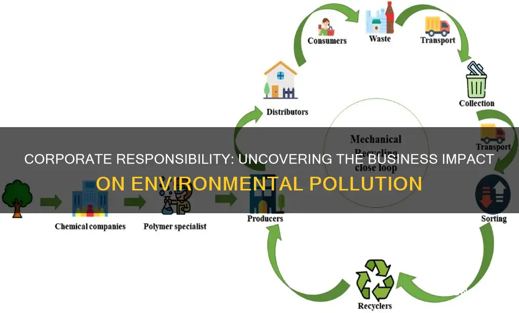 what percent of pollution is caused by business