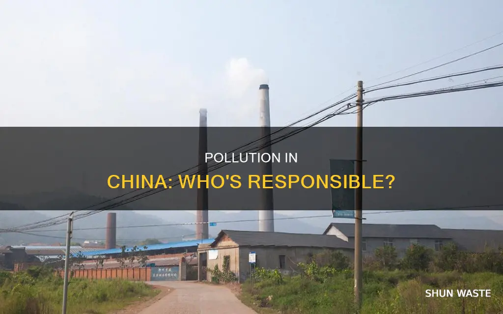 what percent of the chinese population pollute the area