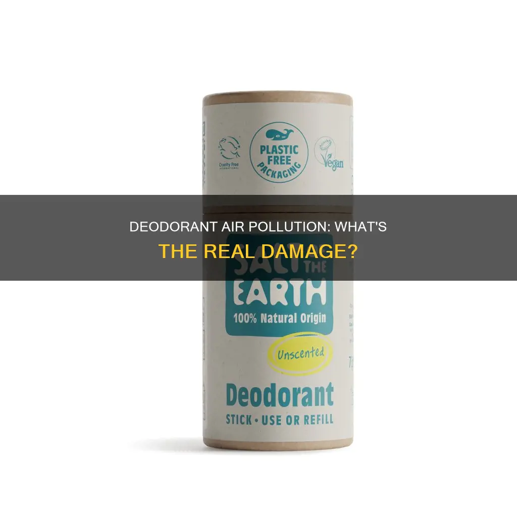 what percentage does deodorant pollute the air