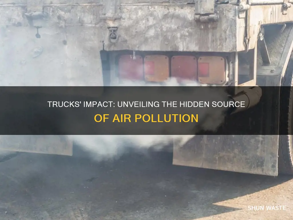 what percentage of air pollution is caused by trucks