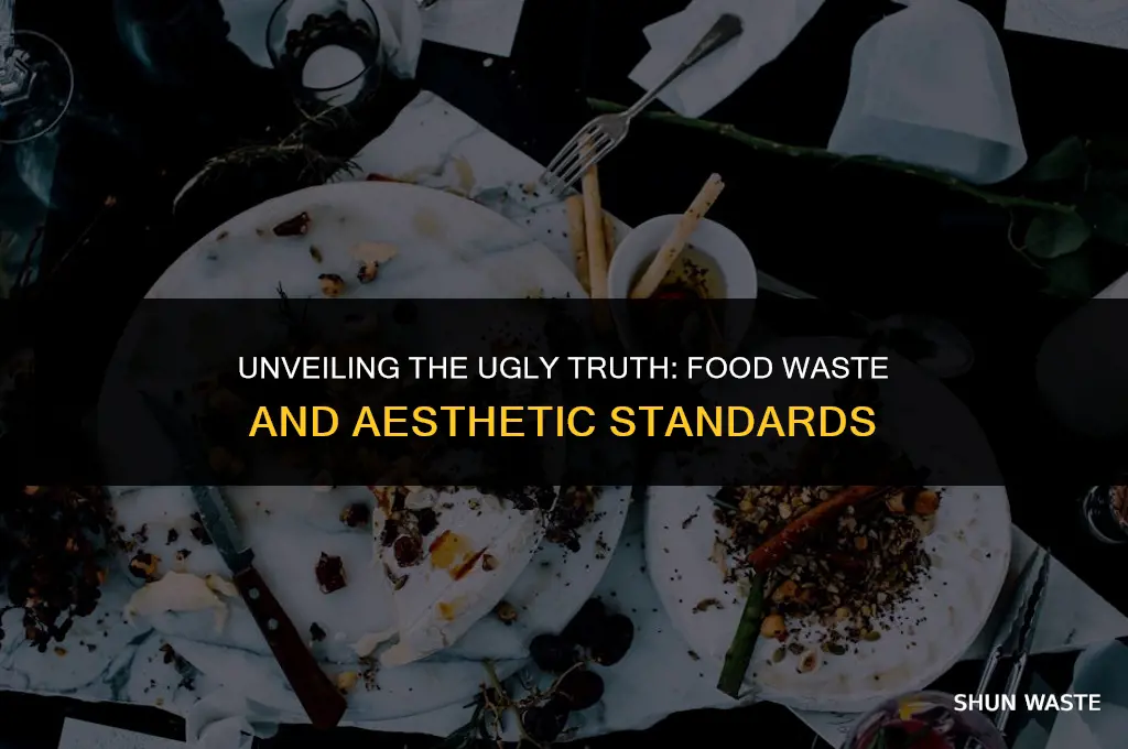 what percentage of food is wasted due to aesthetic