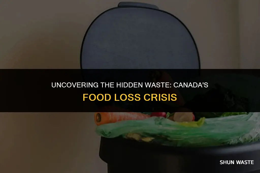 what percentage of food is wasted in canada