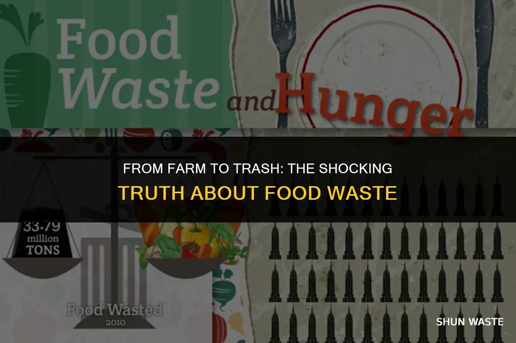 what percentage of food produced ends up as waste