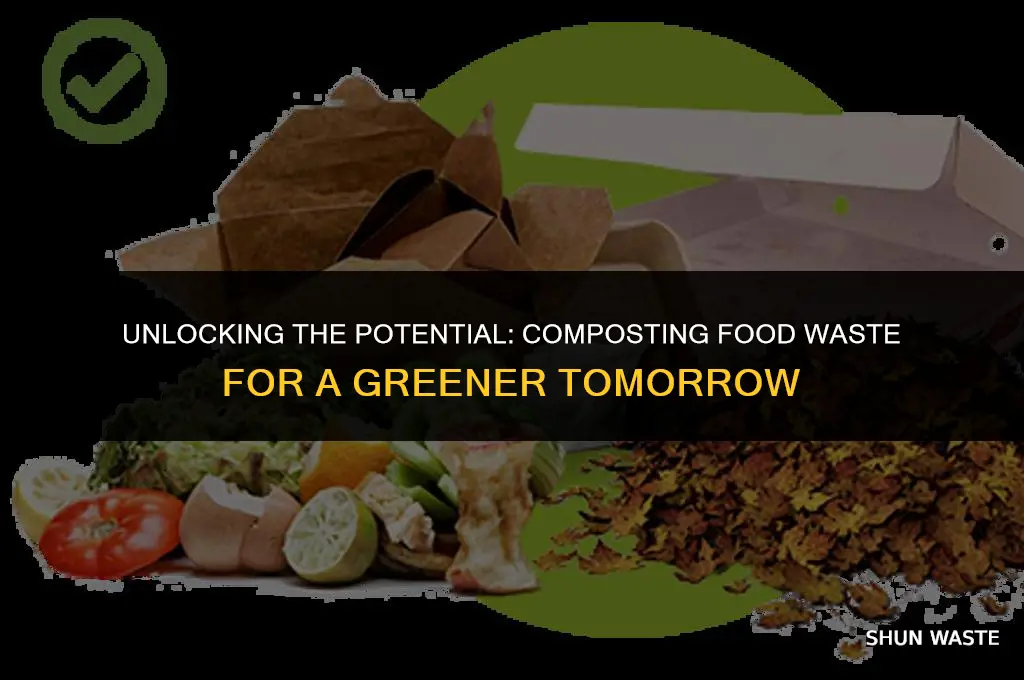 what percentage of food waste is compostable