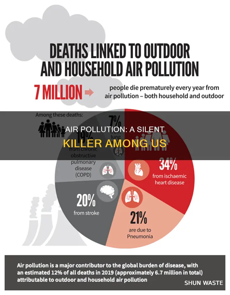 what percentage of people die every year air pollution