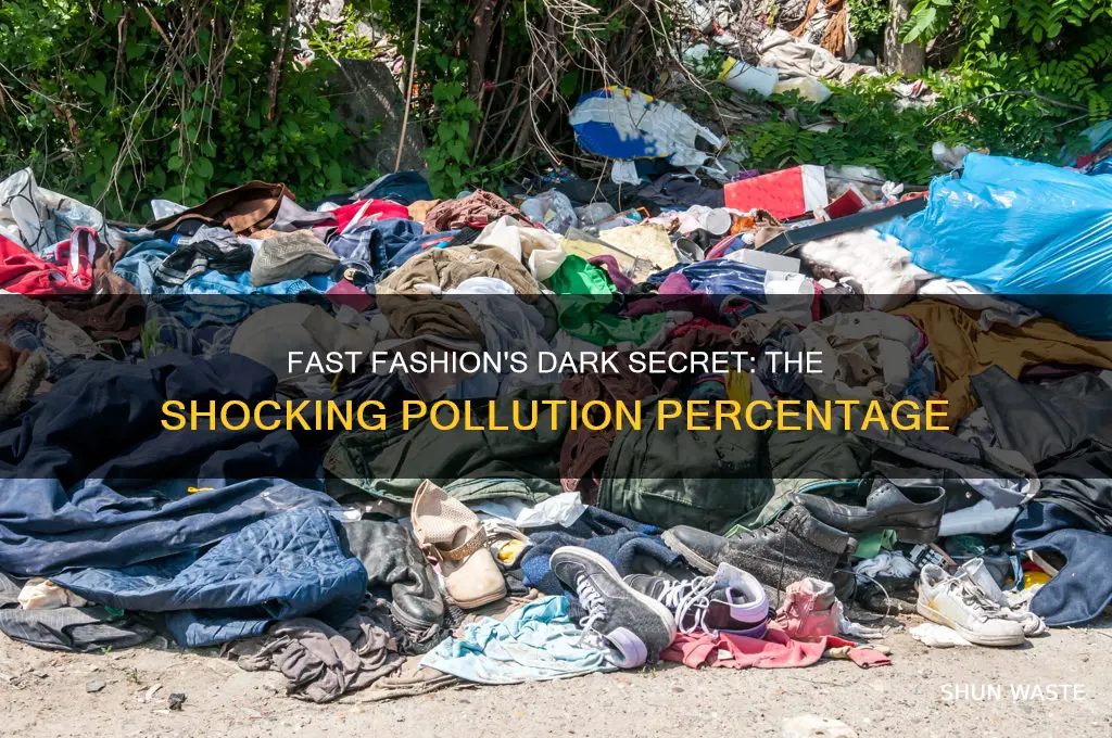 what percentage of pollution is caused by fast fashion