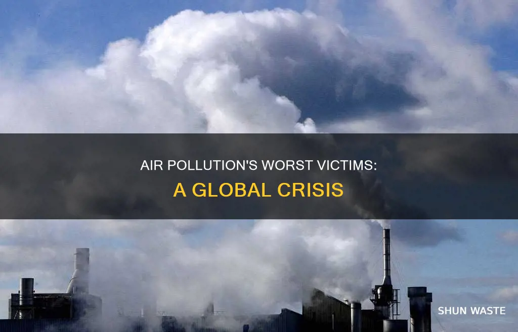 what places are most affected by air pollution