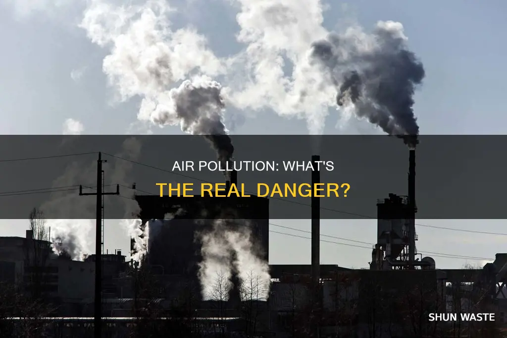 what pollutant does this image convey