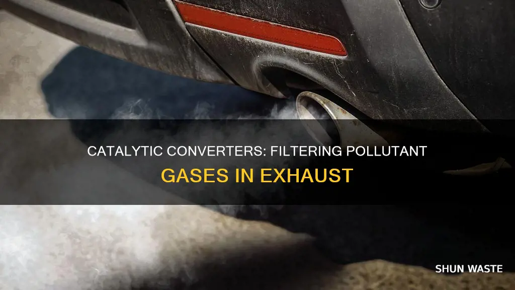 what pollutant gases do catalytic converters remove