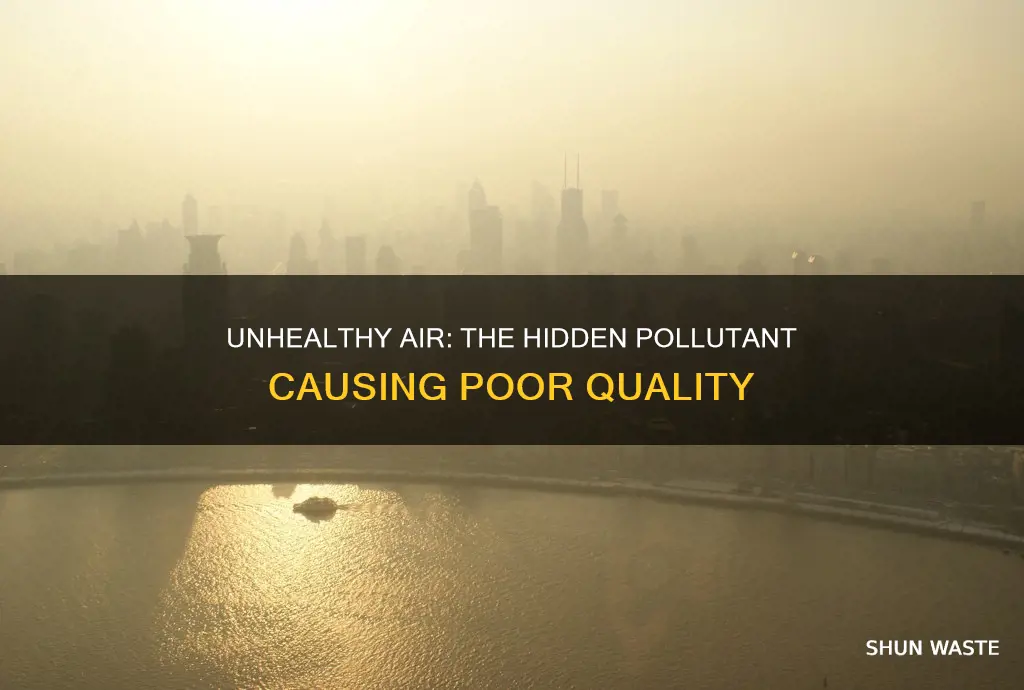 what pollutant has caused unhealthy air quality