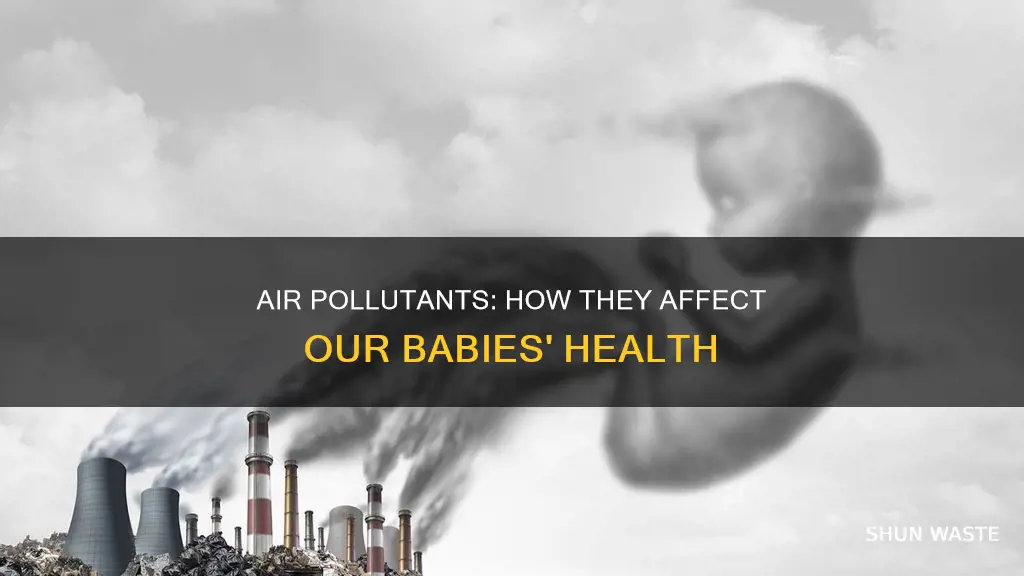 what pollutant in the air affects babies