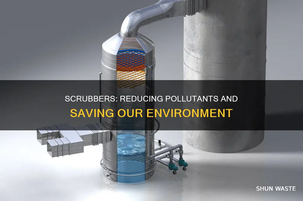 what pollutant is significantly reduced through the use of scrubbers