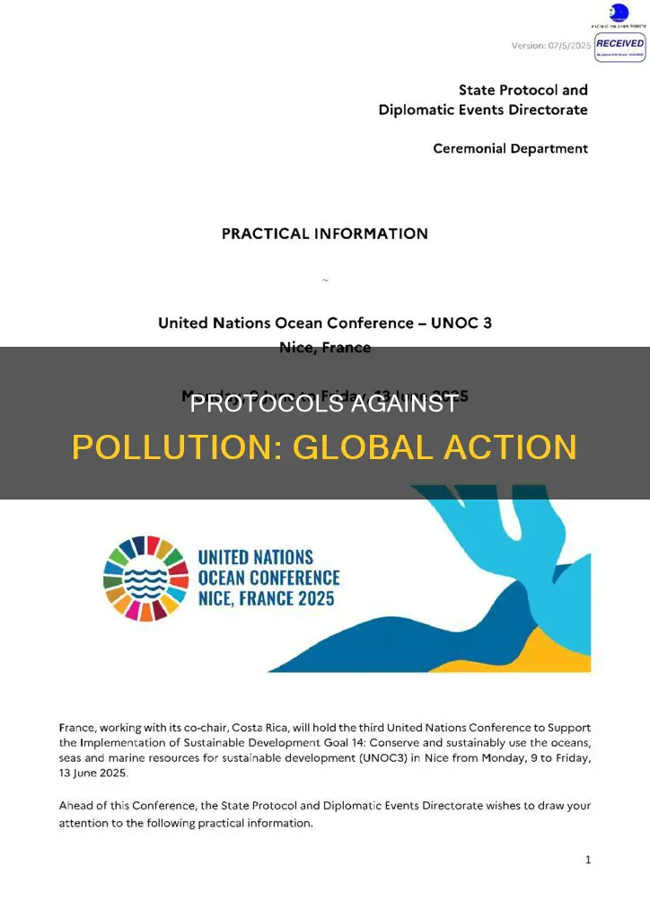 what pollutant protocols have taken place
