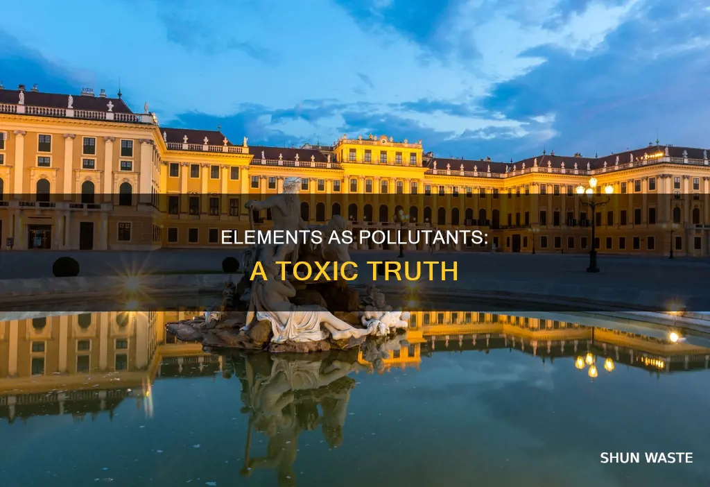 what pollutants are elements