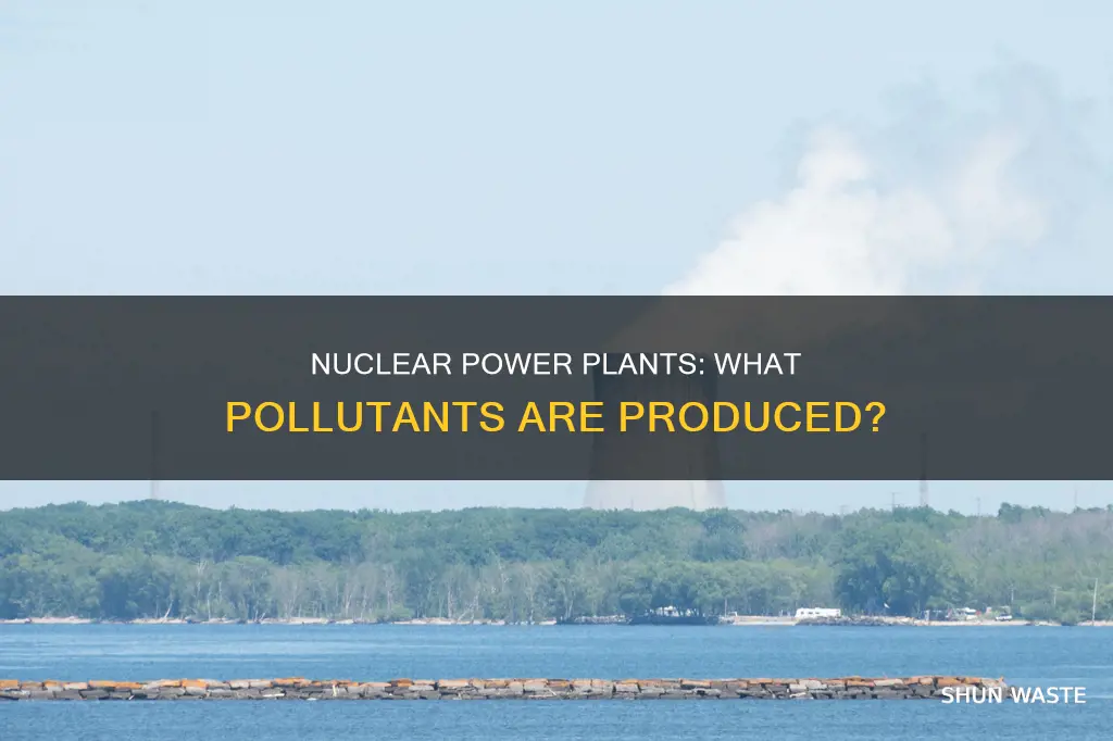 what pollutants are produced in nuclear power plants