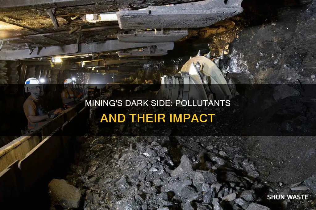 what pollutants come from mining