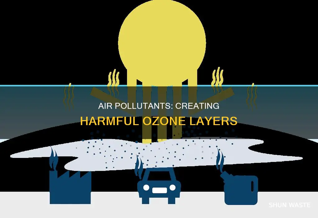 what pollutants contribute to the creation of bad ozone