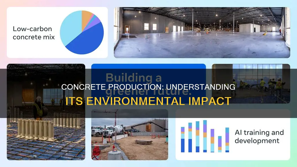 what pollutants does concrete production create