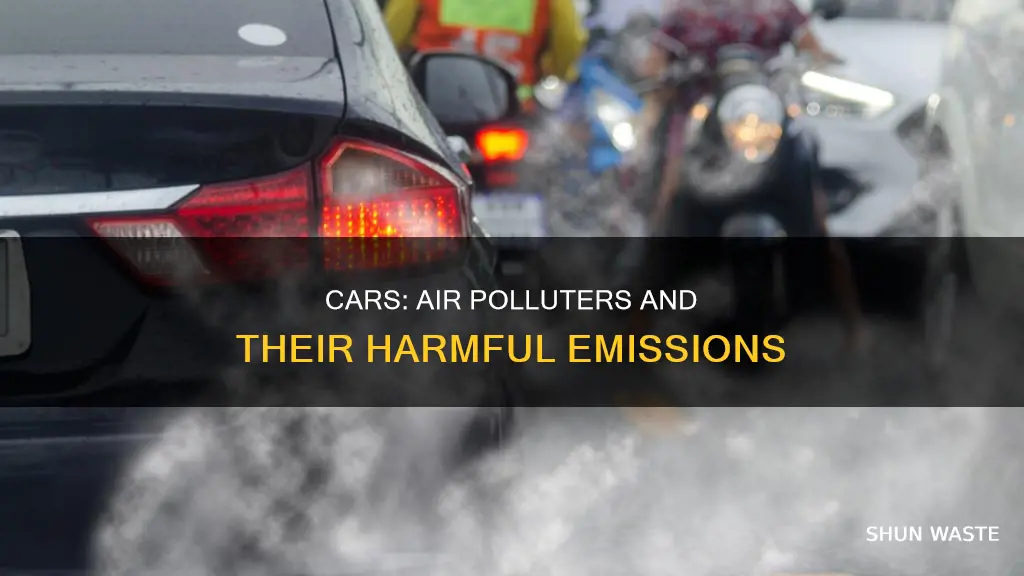 what pollutes the air from cars