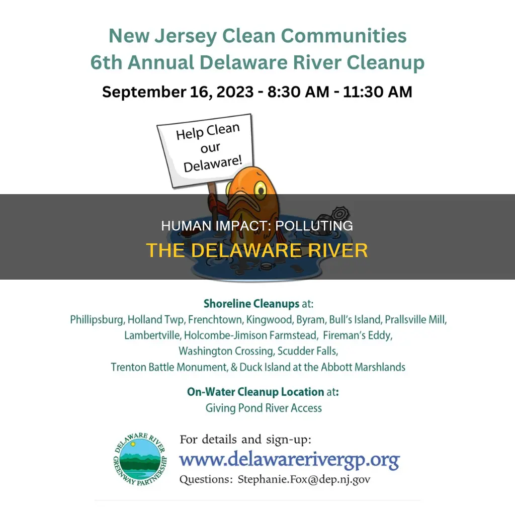 what pollutes the delaware river