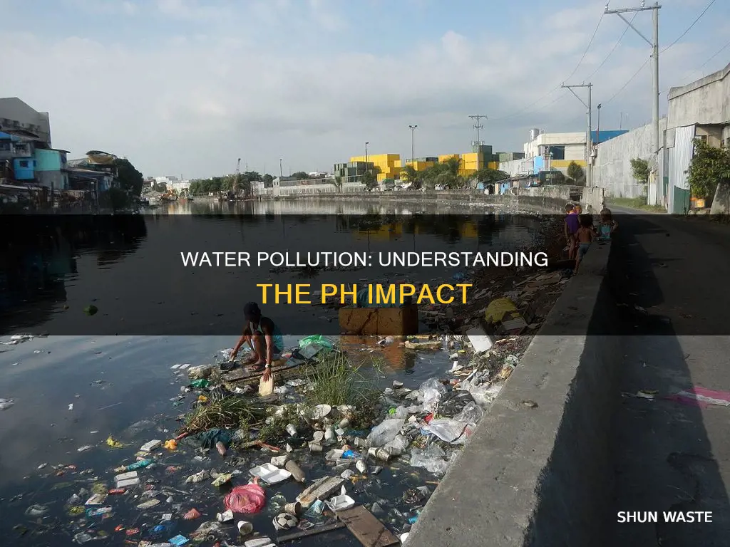 what pollution affects water ph