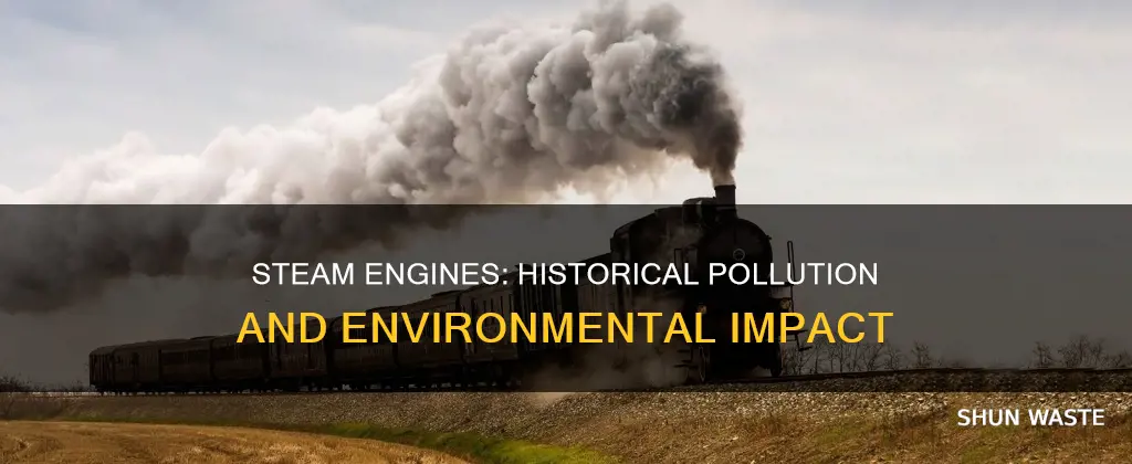 what pollution did steam engines cause