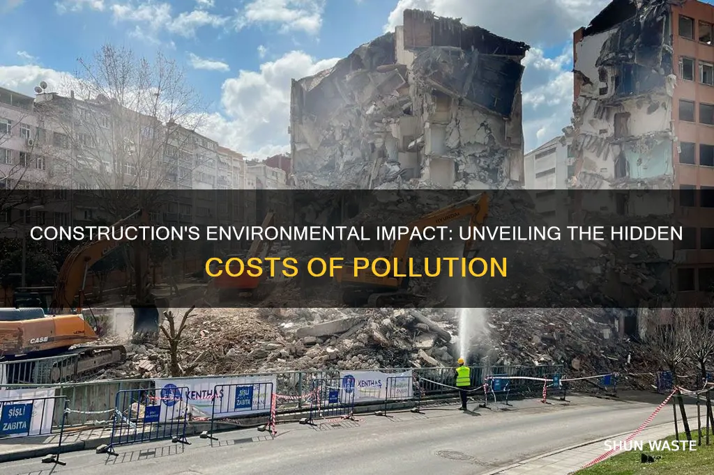 what pollution does construction cause