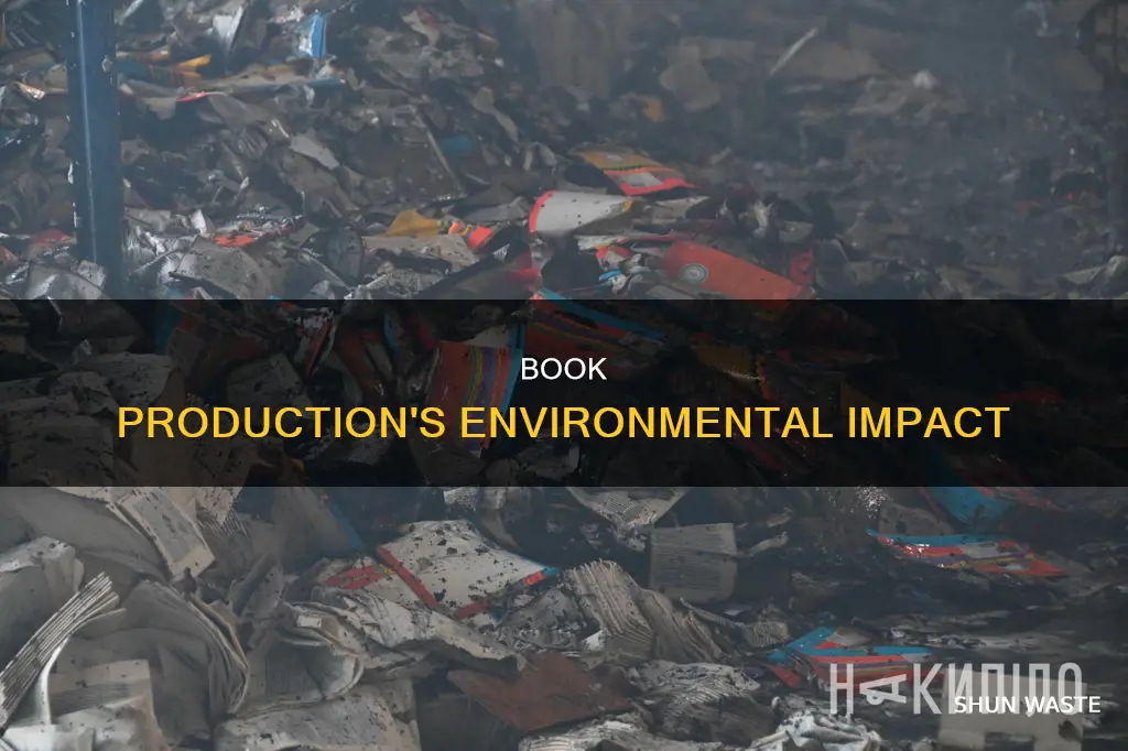 what pollution is made when manufacturing a book