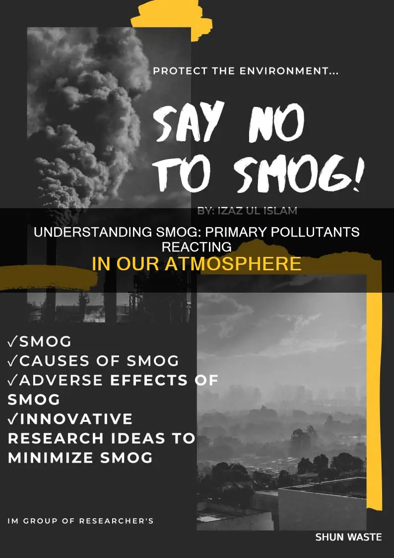 what primary pollutants react to form smog