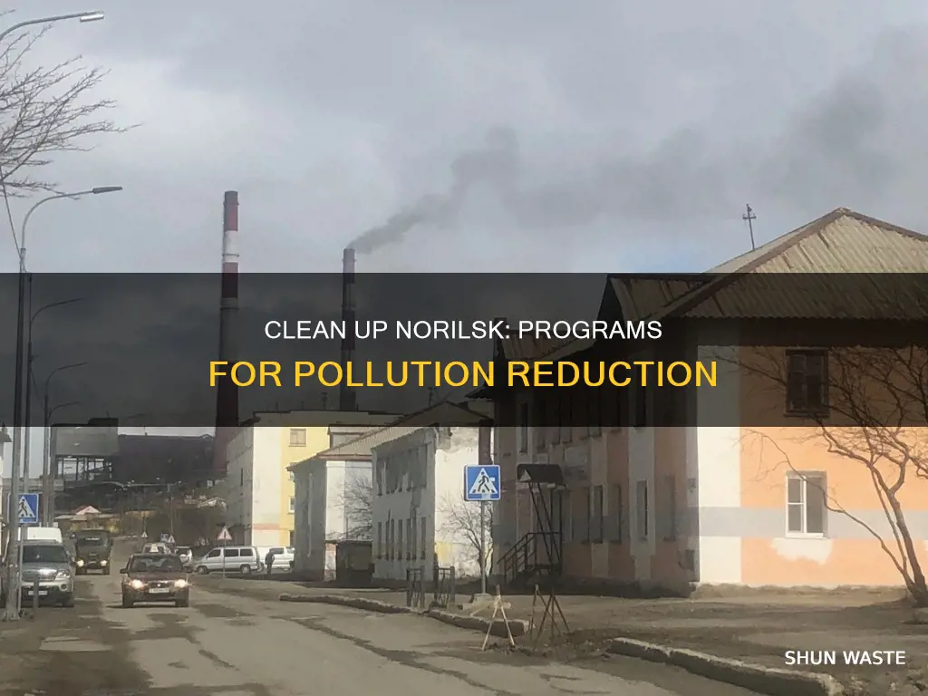 what programs should help clean up the pollution in norilsk