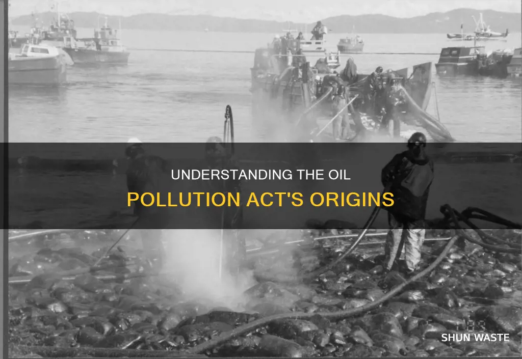 what prompted the creation of the oil pollution act