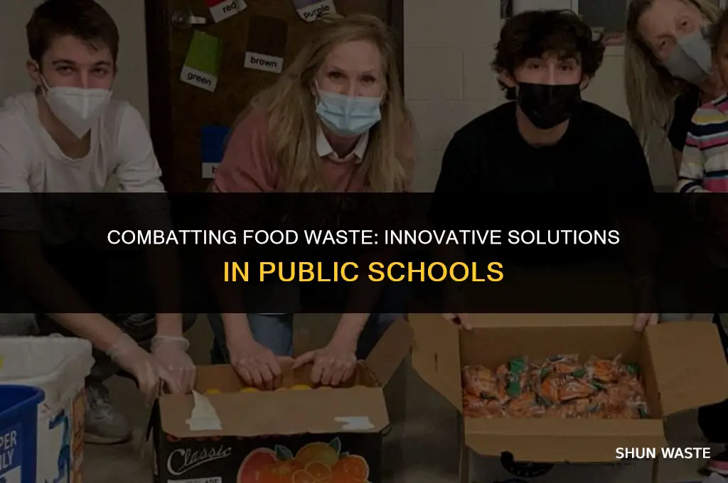 what public schools respond to food waste problem