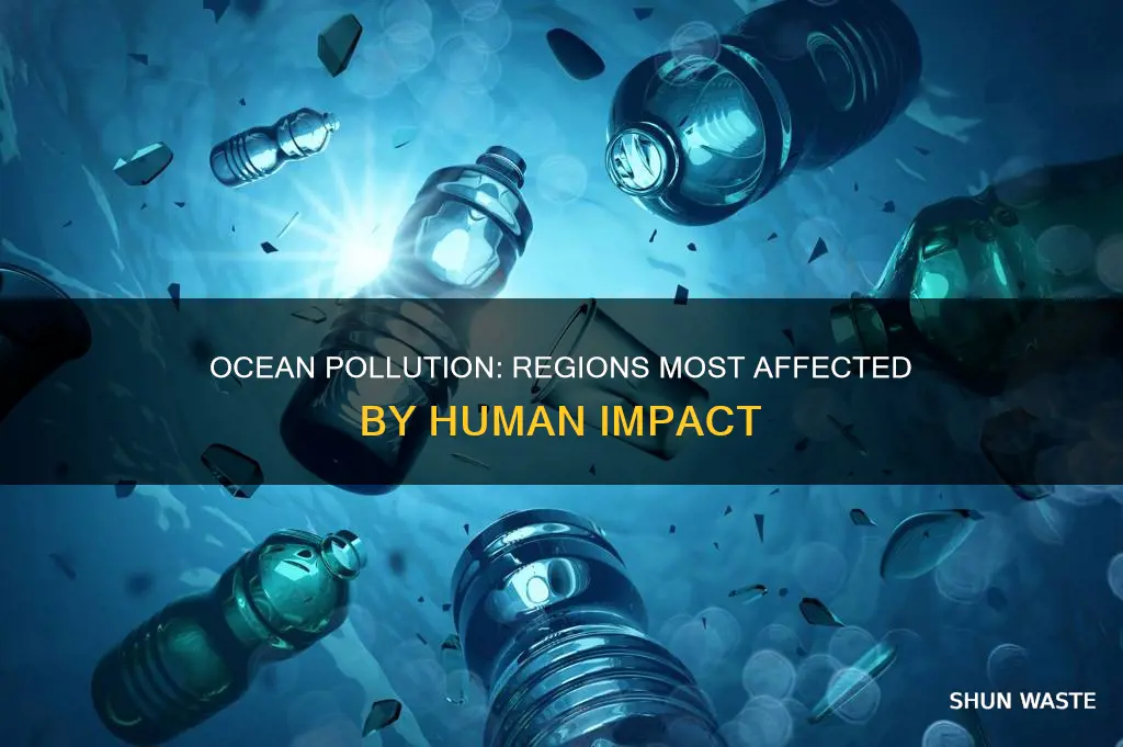 what regions of the ocean are most polluted