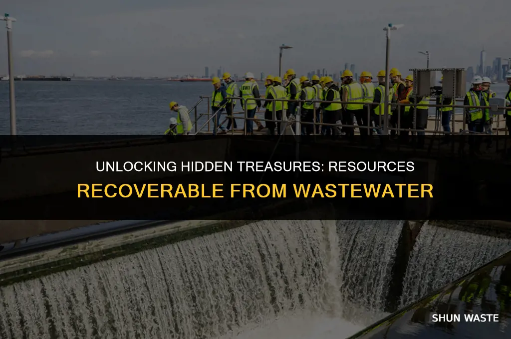 what resources can be recovered from waste water